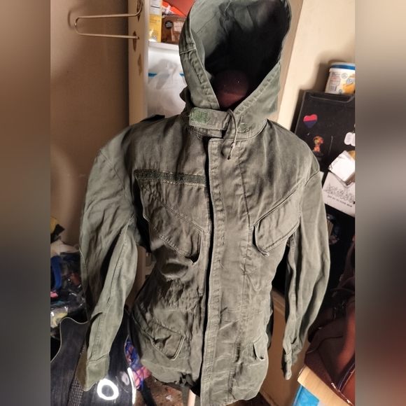 EUC Vintage SEYNTEX ABF 5F 1977 Heavy Dutch Military Utility Jacket - Picture 1 of 5